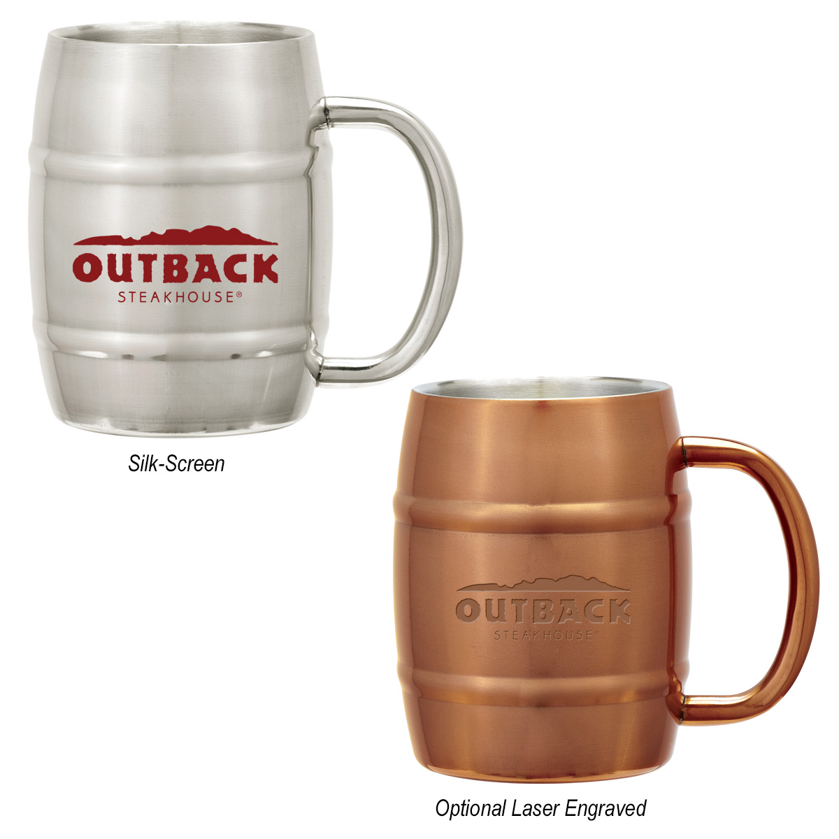 14 OZ Moscow Mule Barrel Mug